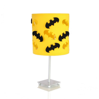 BATMAN -  Nočná lampa Detské dieťa LED Batman Žltá