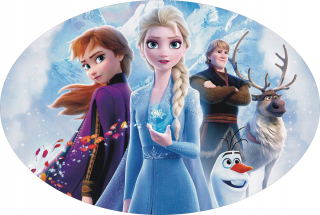 Elsa Frozen - Nástenné svietidlo Nástenné pozemky z ľadu 2 NOVÉ !!!