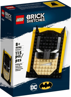 BATMAN -  LEGO BRICK SKETICKE - BATMAN 40386
