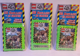 Jurský svet - Lego Jursic World 2 ks Blister 120 samolepky