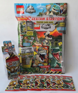 Jurský svet - Lego Jursic World Album Infographic Game Card 130