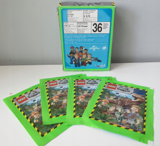 Jurský svet - Lego Jursic World Box 36 Vrecká 180 samolepky