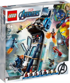 Lego Marvel Boj za Avengers Tower 76166