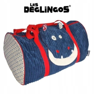 Detský batoh - Les Deglingos Travel Bag Hippopotam Hippi
