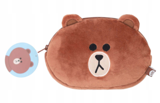 Line Friends Brown Plush - ceruzkový obal