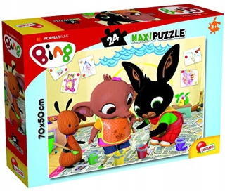 BING A PRIATELIA - Liscianii 81202 SuperMaxi Puzzle 24 Bing - Art Atta
