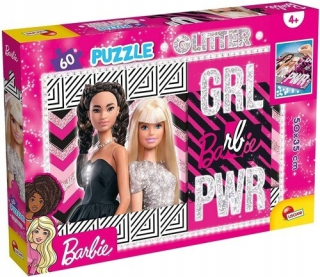Barbie - Lisciania Puzzle s Brocade Glitter Barbie 60 El.