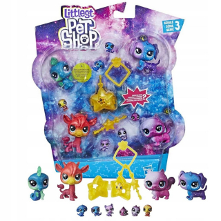 Littlest Pet Shop - Littlest Pet Cosmic Shop Zvieratá E2130 11 ks