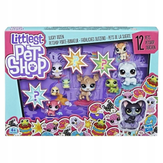 Littlest Pet Shop - Littlest Pet Shop Set 12 Figurines Domáce zvieratá