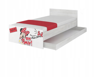 Minnie Mouse - Lôžko Max 180x90 Disney Promotion Minnie Drawer