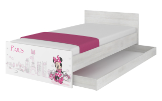 Minnie Mouse - Lôžko Max 200x90 Baby Boo Disney Minnie Drawer