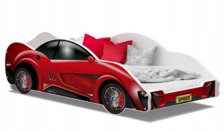 McQueen - Bed Auto Car Cars 180x90 + matrac rožeż