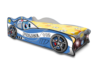 McQueen - Lôžko auto auto mcqueen policajný matrac zadarmo