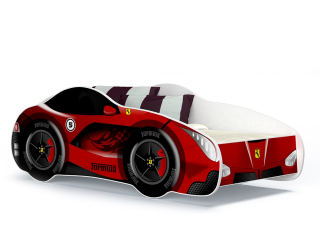 McQueen - Lôžko Auto Rýchlosť automobilov 140x70 + matrac