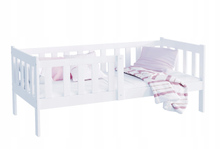 Jednolôžková posteľ pre deti - Drevené posteľ 160x80 + matrac bobo P
