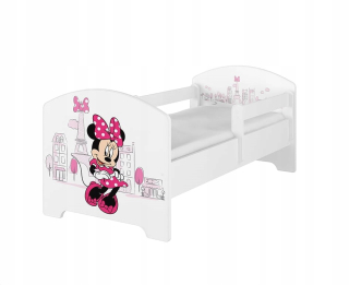 Minnie Mouse - Detská posteľ 140x70 Baby Boo Mat. minnie pena