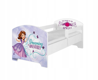 Princezna sofia - Detská posteľ 140x70 Baby Boo Mat. Zosia pena