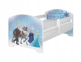 Elsa Frozen - Detská posteľ 160x80 Baby Boo Mat.Pienka mrazená