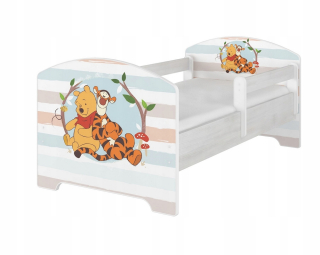 Medvedík Pú - Detská posteľ 180x80 Baby Boo Mat. Kubuś pena