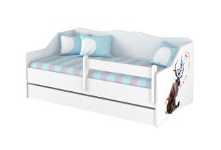 Elsa Frozen - Detská posteľ Lulu 160x80 Baby Boo Dru Mrazené