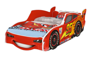 McQueen - Detská posteľ Auto Auto 160x80 Disney Zigzag