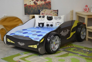 BATMAN - Detská posteľ 3D Batman 80x160