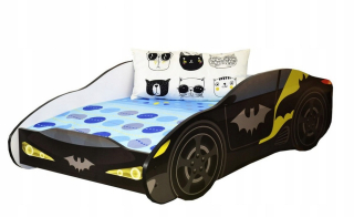 BATMAN - Detská posteľ Auto Auto Batman 80x160Maters