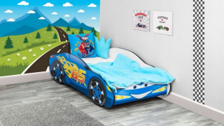 McQueen - Detská posteľ Auto Zygzak 70x140Maty