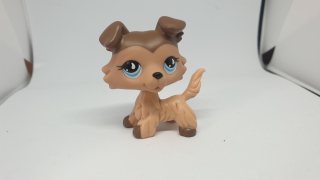 Littlest Pet Shop - LPS Collie Unikátna - transparentná trubica - originál