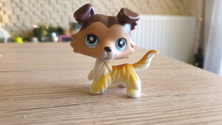 Littlest Pet Shop - LPS Collie # 58 -100% Pôvodná priehľadná trubica