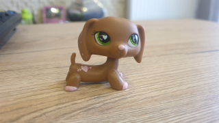 Littlest Pet Shop - LPS Dachshord Valentine Unicode # 556 littlestpetpetshop