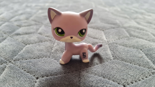Littlest Pet Shop - LPS Shorthair Purple # 2094 - Littlest Pet Shop