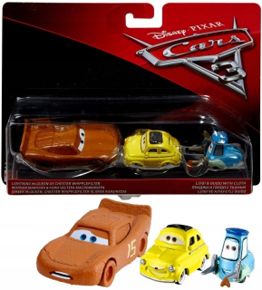 McQueen - Luigi + Guido + Chester McQueen Zigzak 3 autá autá
