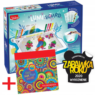 Lumi Board - podsvietená tabuľa mini stolík na kreslenie tvarov. Teraz v novom balení❗️