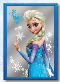 Mimoni - Dekoratívne zrkadlo Frozen Elsa Art Serigraphik L451