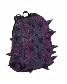 Školský batoh - Madpax School Backpack School Bag 3D hroty fialová