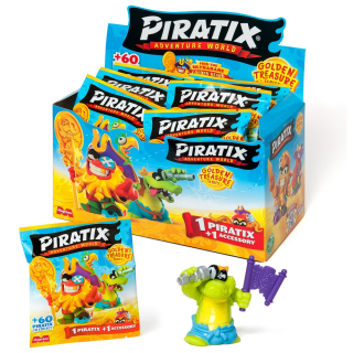 Magická krabička - piratix - séria zlatý poklad - taška s postavičkou - 1 ks.
