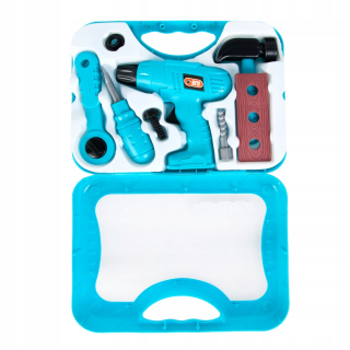 Staviteľ Bob - Malý DIY nástroj nastavený v kufri