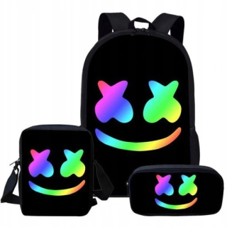 Školská taška - batoh, set, zostava - MARSHMELLO SET ŠKOLSKÝ BATOH TORNISTER BACKPACK