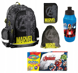 Školský batoh, taška - Marvel Avengers School Bathpack Case Case Sack Plast