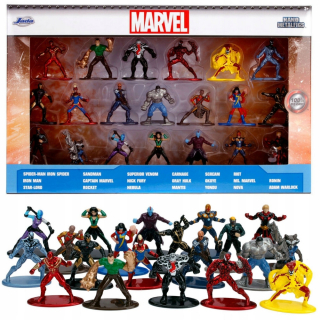 SPIDERMAN - Marvel Big Set 20 kovových figúr Spiderman