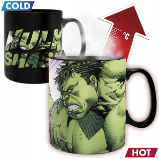 HULK - Marvel Mug Changing Farba 460 ml Hulk Smash In