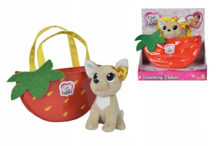 CHI CHI LOVE - Mascot chi chi láska jahodový pes