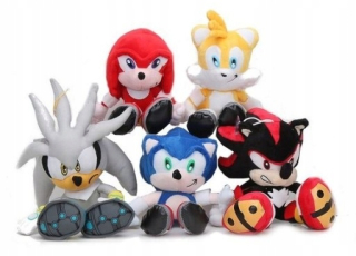 SONIC hračky - Mascot Maskot 20cm Sonic The Hedgehog 5 ks