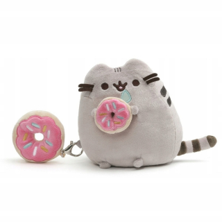 Pusheen - Mascot Plush Cat Puschen a šiška s Keychain