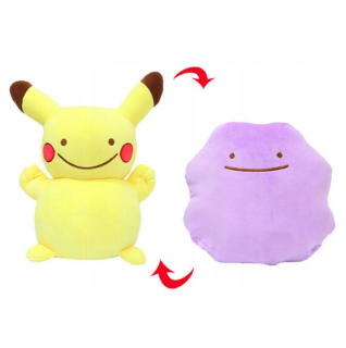 Pokémoni - Mascot pokemon ditto pikachu 2in1 pluszak z pl