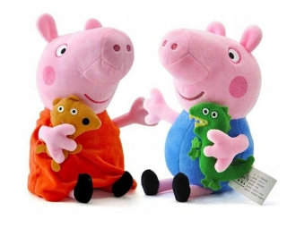 Pepa Pig - Mascot Peppa a George Jacek 32cm sada