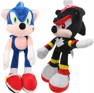SONIC hračky - Mascots Pluszaki hra Sonic Shadow Hedgehog 2ks