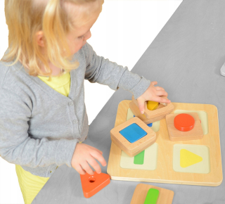 MASTERKIDZ Drevená Tabuľa na Triedenie