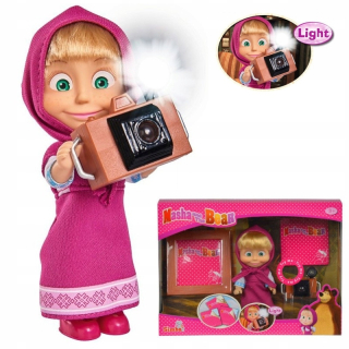 Máša a medveď - Masha a medveď Dollf fotograf Set Simba
